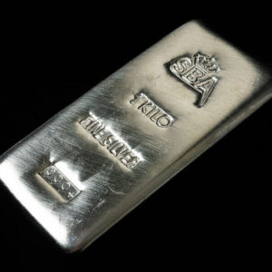 1kg Fine Silver Bullion Cast Bar