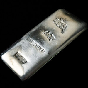 0.5kg Fine Silver Bullion Cast Bar