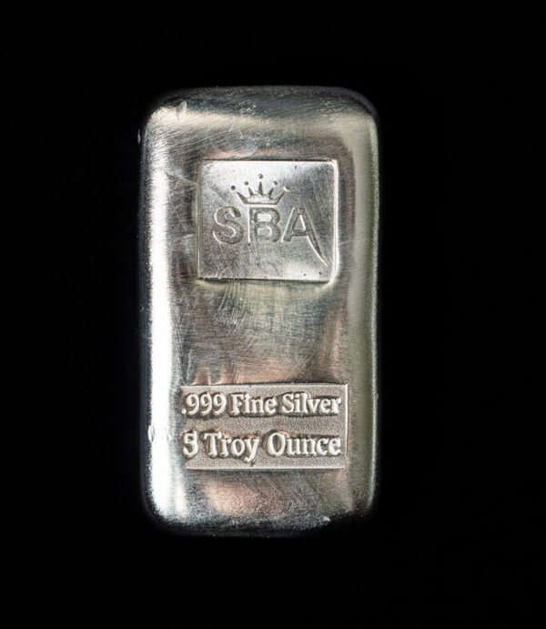 5oz Fine Silver Bullion Cast Bar - Image 2