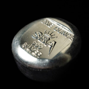1oz Fine Silver Bullion Button