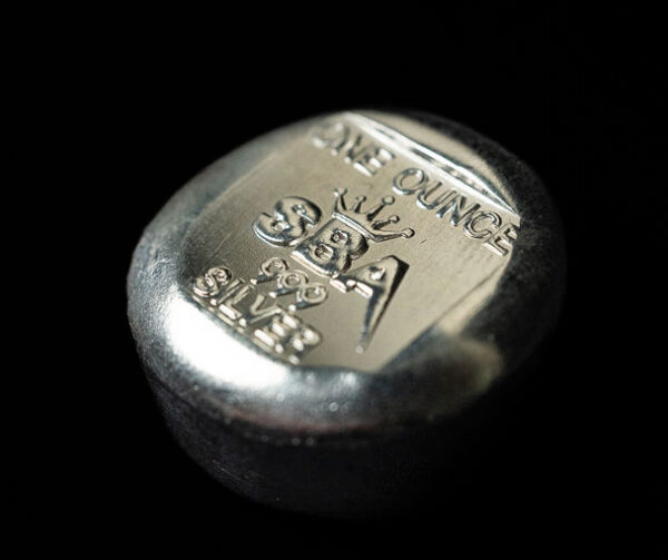 1oz Fine Silver Bullion Button