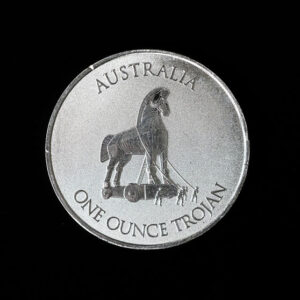 1oz Fine Silver Trojan Round