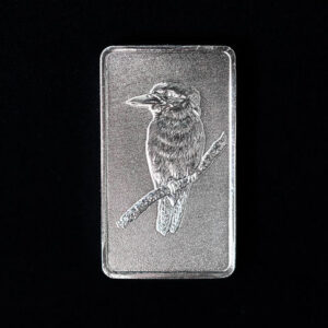 1oz Fine Silver Kookaburra Rectangle