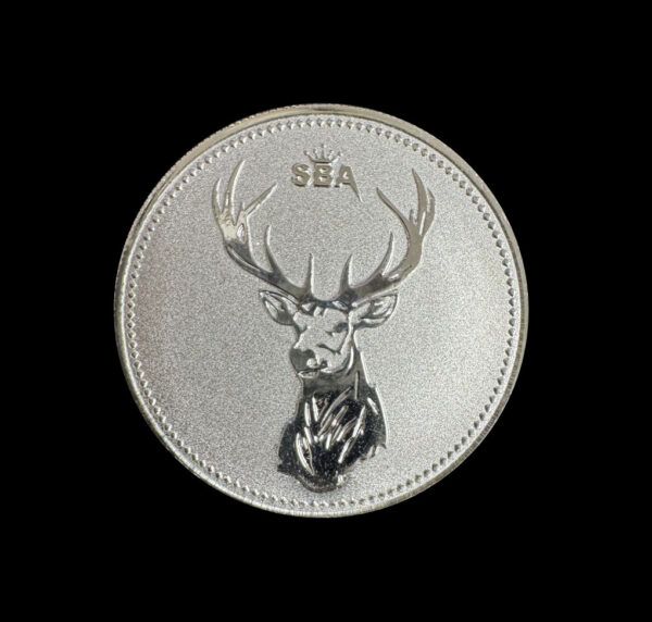 1oz Fine Silver Deer Round